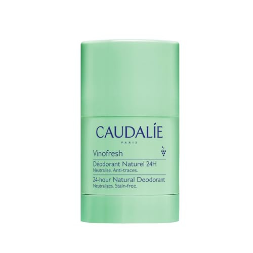 Caudalie Vinofresh 24Hour Natural Aluminum Deodorant Stick 50Glightly Scented With Eucalyptus It Is Pregnancysafe And From Aluminum Baking Soda Alcohol And Synthetic Fragrances.