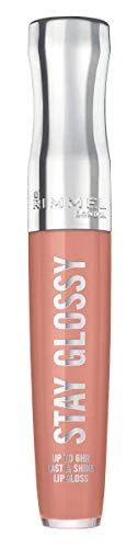 Rimmel Stay Glossy Lip Gloss Nonsticky And Lightweight Formula For Lip Color And Shine 020 Sunday Brunch .18Oz