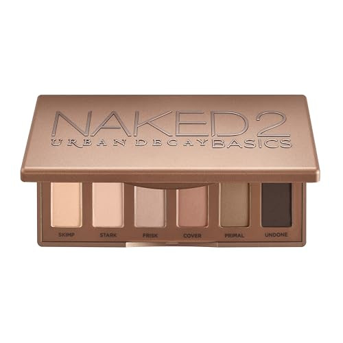 Urban Decay Naked2 Basics Matte Eyeshadow Palette 6 Cool Neutral Shadowscontouring Neutral Eyeshadow Palette For Natural plus Smoky Eye Looks Matte Nudes Travel Makeup Palette Includes