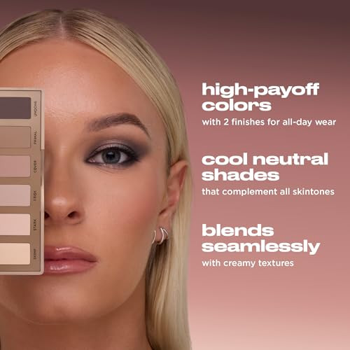 Urban Decay Naked2 Basics Matte Eyeshadow Palette 6 Cool Neutral Shadowscontouring Neutral Eyeshadow Palette For Natural plus Smoky Eye Looks Matte Nudes Travel Makeup Palette Includes
