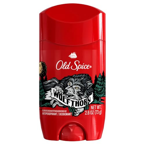Old Spice Wild Collection Invisible Solid Antiperspirant Deodorant Wolfthorn 2.6 Ounce Pack Of 2