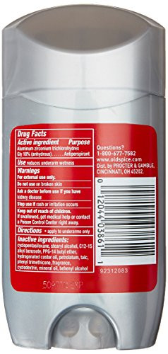 Old Spice Antiperspirant Wolfthorn Solid 2.6 Ounce 76Ml 6 Pack