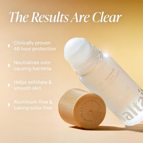 Saltair Body Care Bundleserum Deodorant plus Body Washgolden Hourcoordinated Regimen For Freshfeeling Underarms Gentle Cleansing And Smooth Daily Formulas