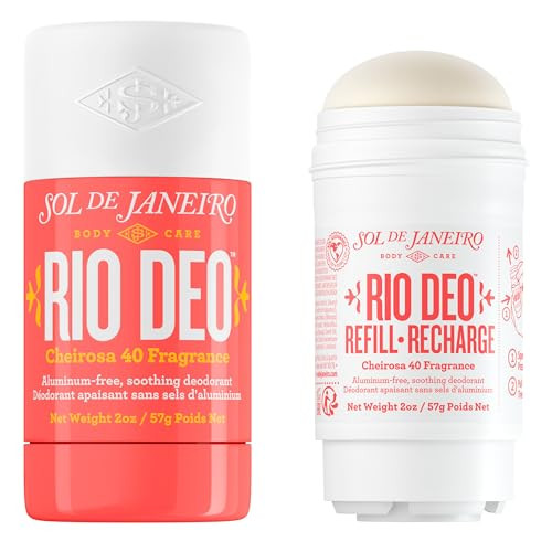 Sol De Janeiro Cheirosa 40 Rio Deo Aluminumfree Deodorant With Refill Cartridge
