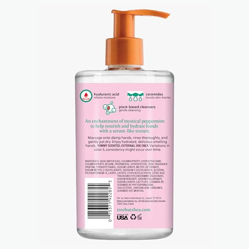 Tree Hut Merry Mint Serum Infused Hand Wash nourish And Hydrate Hands With Strengthening Skin Care Long Lasting Scent Cleanse And Lock In Moisture Vegan 11 Fl Oz