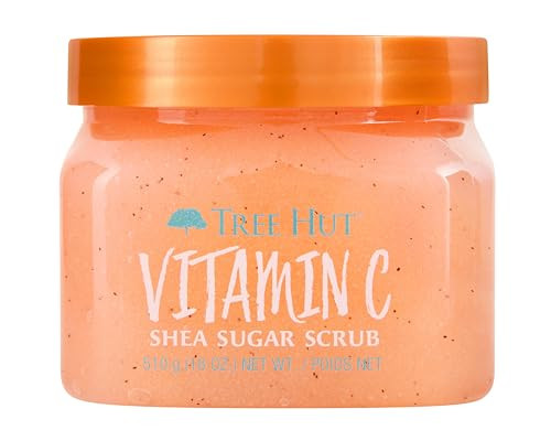 Tree Hut Vitamin C And Vanilla Shea Sugar Body Scrubs Both Ultra Hydrating And Exfoliating 18 Oz