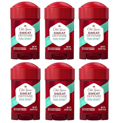 Old Spice Antiperspirant Pure Sportplus Soft Solid 2.6 Ounce Pack Of 6