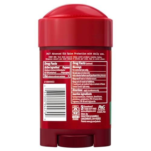 Old Spice Antiperspirant Pure Sportplus Soft Solid 2.6 Ounce Pack Of 6