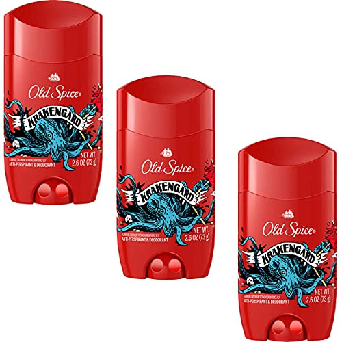 Old Spice Wild Collection Antiperspirant And Deodorant Krakengard 2.6 Ounce Pack Of 3