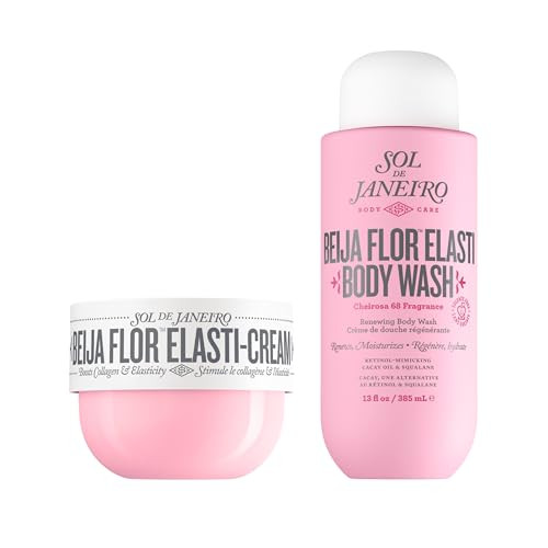 Sol De Janeiro Beija Flor Elasticream And Body Wash Duobeija Flor Shower Bundlecheirosa 68 Scent