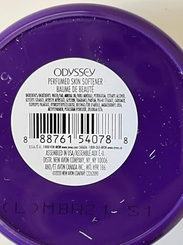 Avon Odyssey Perfumed Skin Softener 5 Ozrich Body And Hand Cream With Longlasting Odyssey Fragrance Intensive Body And Facial Moisturizer For Adults