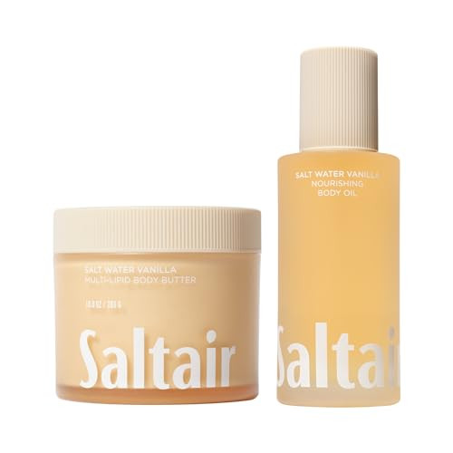 Saltair Salt Water Vanilla Hydration Duooil And Body Butter2 Countcoordinated Formulas For Comfortable Daily Care Easy Layering And A Softfeeling Finish