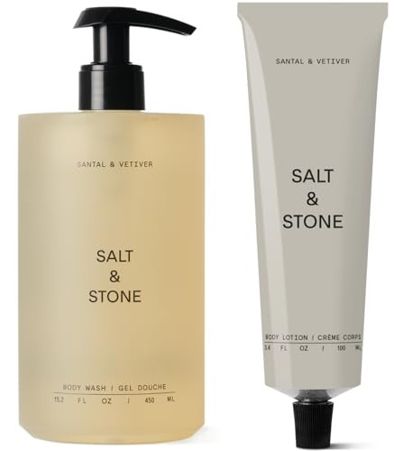 Salt and Stone Salt And Stone Hydrating Gel Body Wash plus Body Lotionsantal And Vetiver