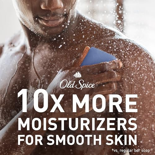 Old Spice Premium Bar Soap Seas The Day Eucalyptus And Coconut Cream Scent With Plant Based Cleansers 5.0 Oz Pack Of 6