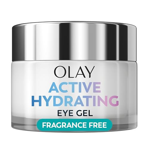 Olay Active Hydrating Eye Gel Fragrancefree Antiaging Eye Cream With Hyaluronic Acid And Niacinamide 0.5 Oz