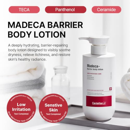 Centellian 24 Madeca Barrier Body Lotion Very Dry Sensitive Skinbody Moisturizer With Teca Centella Asiatica And Panthenol For Very Dry Sensitive Skin And Barrier Support 16.9 Fl Oz
