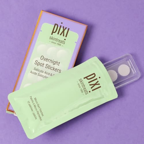 Pixi Beauty Overnight Spot Stickerspimple Patches With Salicylic Acid Tea Tree And Cica For Clear And Purify Skin While You Sleeptranslucent And Gentleonthego Spot Solution12 Patches