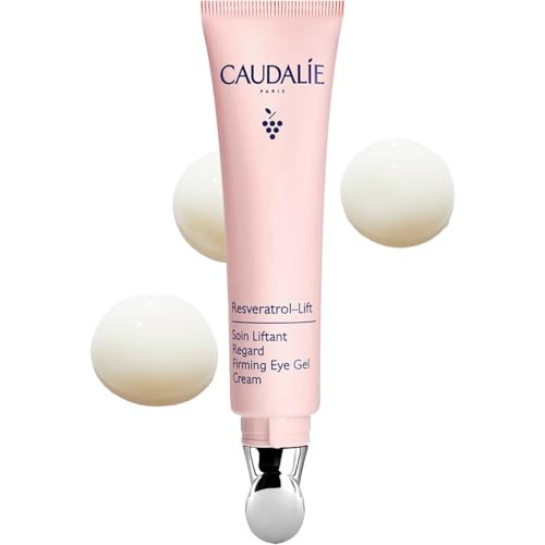 Caudalie Resveratrollift Depuffing Eye Cream With Peptides 15 Mlvisibly Firming Fragrancefree Gel Eye Cream With An Exclusive Patent Of Resveratrol Hyaluronic Acid And Vegan Collagen.