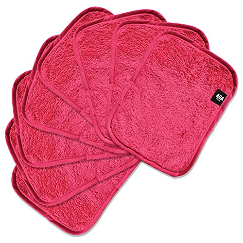 Aoa Studio Microfiber Face Cloth Makeup Erase Remover Face Reusable Microfiber Cleansing Towel Remove Makeup With Water7.8 X 6.2 All Skin Type And Even Sensitive Skin 8 Packs
