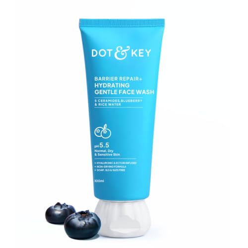 Dot and Key Dot And Key Hydrating Gentle Face Washceramide Face Cleanserfor Dry Normal And Sensitive Skinunisex3.38 Fl Oz 100 Ml
