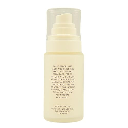IrisandRomeo Irisandromeo Mini The Reset 3In1 Face Mist Hydrating Serum Spray With Hyaluronic Acid And Niacinamide Glowboosting Skincare Mist 1.7 Oz