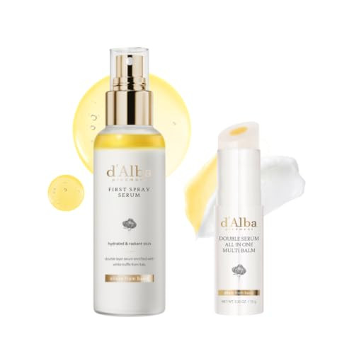 DAlba Piedmont Handsfree Daily Hydration Easy Reapplication Hygenic And Hydrating Skin First Spray Serum plus Multi Balm