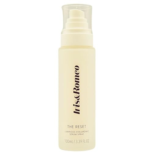 IrisandRomeo Iris And Romeo The Reset 3In1 Face Mist Hydrating Serum Spray With Hyaluronic Acid And Niacinamide 3.39 Oz