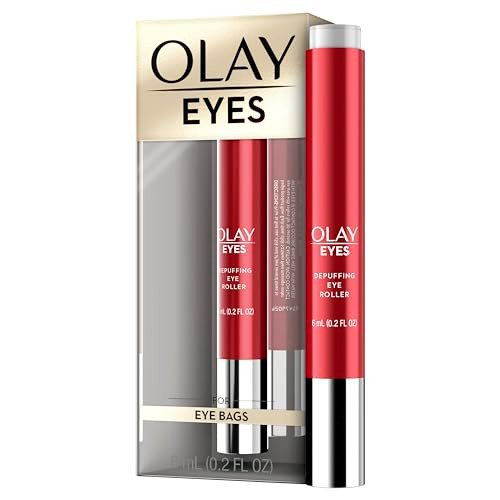 Olay Eye Treatment Eyes Depuffing Eye Roller With Vitamin E Massages To Help Reduce Puffiness And Instantly Awaken Tiredlooking Eyes 0.2 Fl Oz