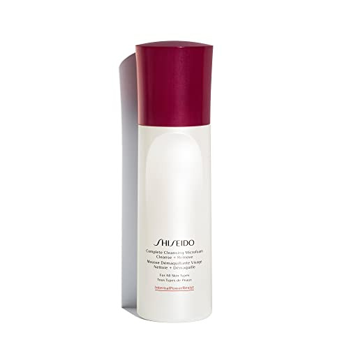 Shiseido Complete Cleansing Microfoam Light Instant Foaming Cleanser For Smooth Hydrated Skin Softens And Removes Impurities All Skin Types 180 Ml