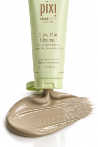 Pixi Glow Mud Cleanserpurifying Daily Cleanser With 5% Glycolic Acidgently Exfoliates And Purifies Without Strippingdeep Pore Cleanse And Brighten4.57 Fl. Oz 135 Ml