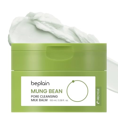 Beplain Mung Bean Cleansing Milk Balm Ceramide Makeup Remover 3.38 Fl Oz