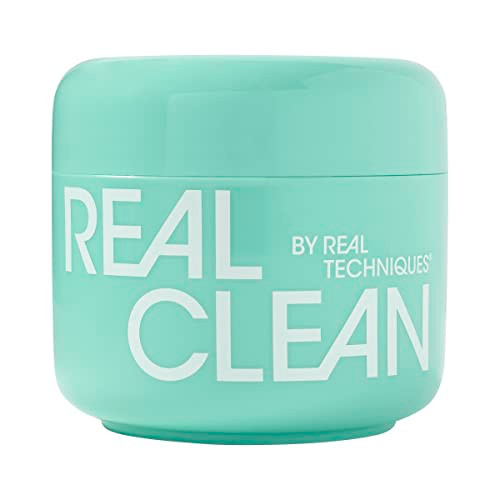 Real Techniques Real Clean Face Erase Makeup Removing Balm Hydrating Makeup Cleansing Balm Remove Stubborn Makeup Hyaluronic Acid Moisturizes And Vitamin A Helps Exfoliate Jar 2 Fl. Oz
