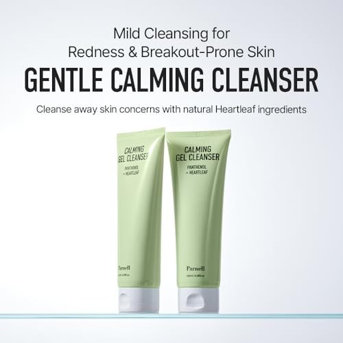 Parnell Panthenol Heartleaf Calming Gel Cleanser180Ml Soothing And Moisturizing Cleanser Korea Skin Care Korea Beauty 6.08 Fl.Oz