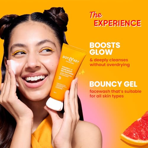 Dot and Key Dot And Key Vitamin C plus E Gel Face Wash Combo 100Gm Each Pack Of 2