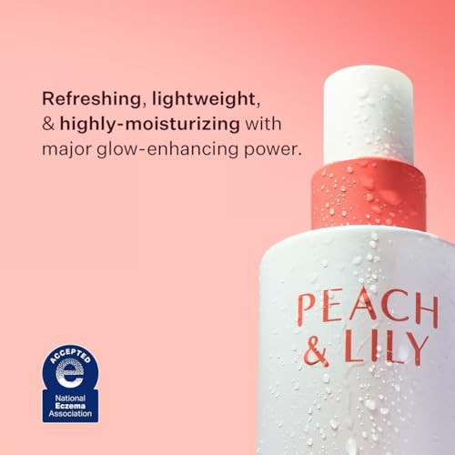 Peach and Lily Peach And Lily Skin Veil Mist Hydrate And Glow Facial Mist Weightless Cucumber Water Lotus Peach Reishi Mushroom Self Care Vegan And Cruelty Korean Beauty 3.38 Ounces