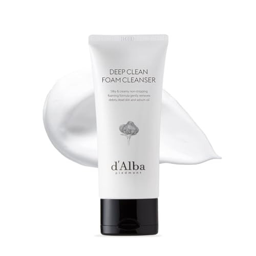 DAlba Piedmont Dalba Piedmont Italian White Truffle Deep Foam Cleanser Vegan Skincare Gentle Foam Cleanser With White Truffles For All Skin Types Safe For Sensitive Skin Hypoallergenic