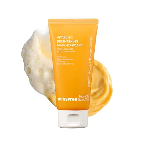 Innisfree Vitamin C Masktofoam Facial Cleansernonstripping Korean Face Washbrightening 2In1 Mask And Gentle Cleanser For Facefor All Skin Types
