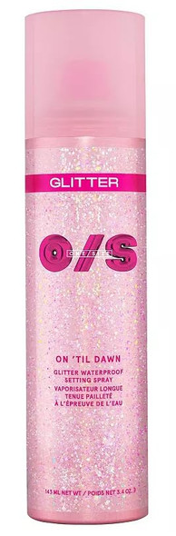 One Size On Til Dawn Glitter Waterproof Setting Spray Limited Edition 3.4 Oz 143 Ml