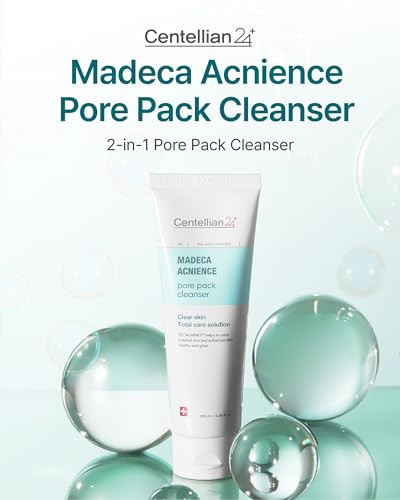 Centellian 24 Madeca Acnience Pore Pack Cleanser Dual Action Clay Cleanser And Mask For Pore Minimizing Sebum Control Removes Impurities Korean Skin Care. Centella Asiatica Tecalming. 4.05Fl Oz