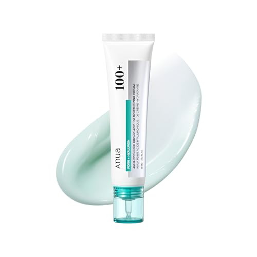 Anua Pdrn Hyaluronic Acid 100 Moisturizing Cream Lightweight Nongreasy Hydrating Face Moisturizer With Salmon Dna For Skin Korean Skincare 2.02 Fl Oz