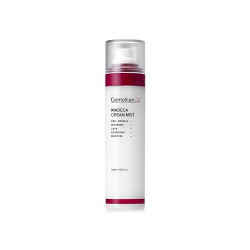 Centellian 24 Madeca Cream Mist Hydrating And Soothing Korean Facial Mist With Teca And Centella Asiatica For Elasticity Moisture And Sensitive Skin 4.05 Fl Oz