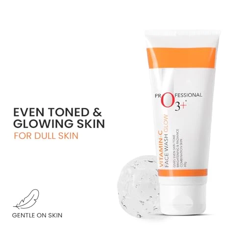 O3plus Vitamin C Face Wash For Glowing Skin And Deep Cleanses And Unifies Skin Tone