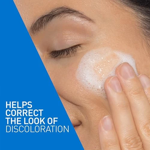 Cerave Brightening Vitamin C Facial Cleanser Niacinamide Face Wash 8Ozhydrating Skin Care Formula With Ceramides Gently Exfoliates To Fade Discoloration And Reveal A Radiant Complexion