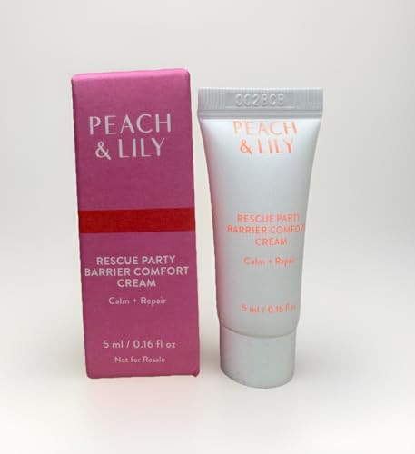 Peach and Lily Peach And Lily Rescue Party Barrier Comfort Cream Calm plus Repair Mini .16 Oz 5Ml