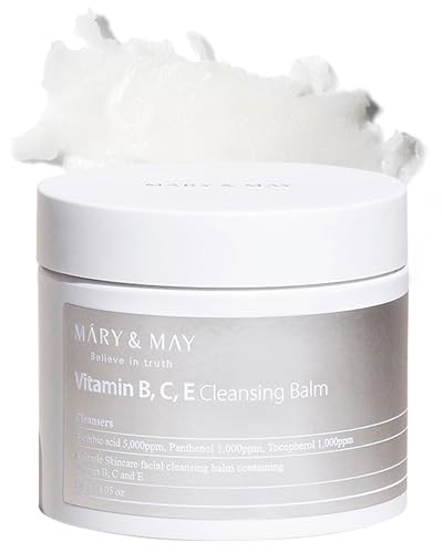 MaryandMay Maryandmay Vitamin B C E Sherbet Cleansing Balm 120Gkorean Sherbet Cleansing Balm With 5000Ppm Vitamin C 1000Ppm B5 And E Shea Butter Olive Oil And 6 Antioxidant Fruit Extracts 4.23 Oz