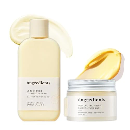 Ongredients Deep Calming Cream And Lotion Duo