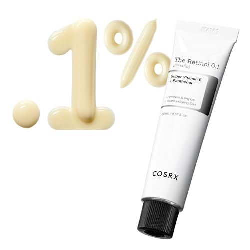 Cosrx Retinol 0.1% Cream Antiaging Eye And Neck Cream With Retinoid Treatment To Firm Skin Reduce Wrinkles Skin Tightening Cream For Fine Lines And Firmness Gentle Daily Korean Skin Care 0.67 Fl Oz