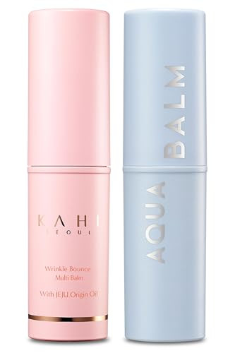 Kahi Multi Balm Max Daily Face Moisturizer plus Aqua Korean Sunblock Stickallinone Hydrating Lip Eye Neck Cream Make Up Base And Face Mist Moisture Stick Ea 0.30 Fl Oz
