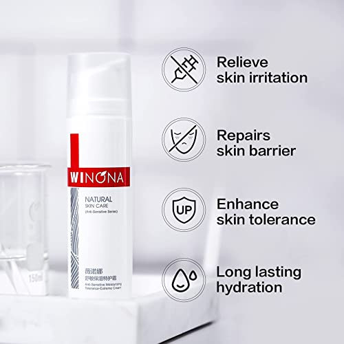 Winona Face Moisturizing Creamsoothing Dry Itchy Red Skin With Portulaca Oleracea Extract Prinsepia Utilis Royle Suitable For Daily Sensitive Care0.53Oz