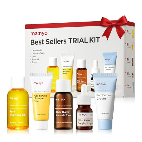 Ma:Nyo Manyo Kittravel Size Trial And Setpure Cleansing Oil Pure Cleansing Foam Bifida Biome Ampoule Bifida Biome Toner Panthetoin Creamkorean Skin Care Skin Repair Solution